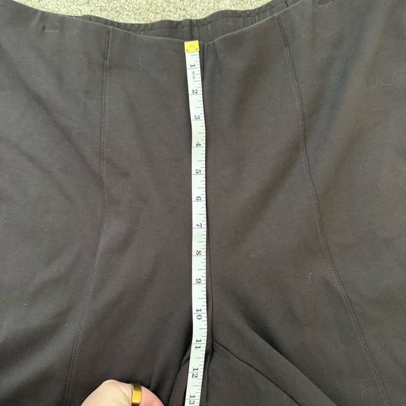 J Jill Pants Womens Ponte Slim Leg Pull On Hem Slits Stretchy Casual Career Sz L - Picture 10 of 11